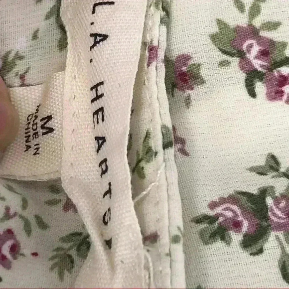 Y2K SKIRT WOMENS MEDIUM RUCHED 90s INSPIRED FLORAL MINI INVISIBLE ZIPPER COTTON - Picture 11 of 13